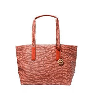 NWT Michael Kors The Michael Bag Tote, Deep Orange New w/Tag Retail $298